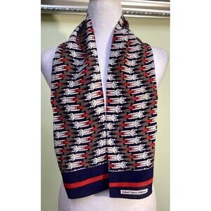 Vintage Salties United Space Alliance Space Shuttle Print Rectangle Scarf 45X10